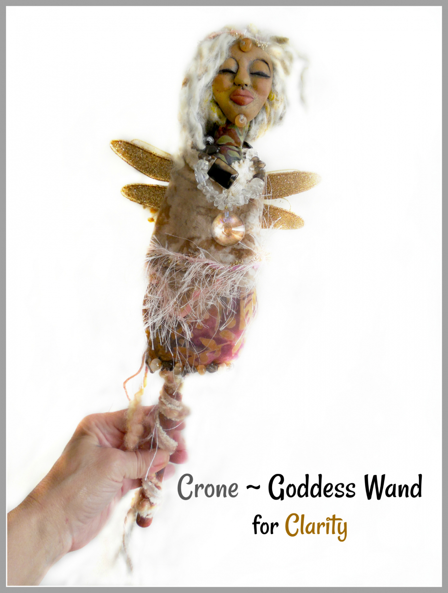 Crone Goddess Wand
