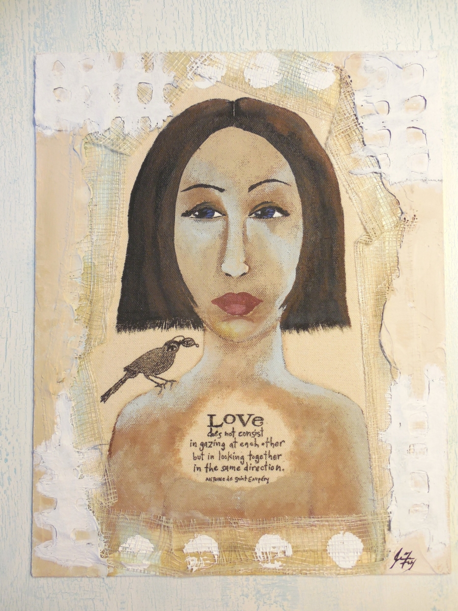 Pulling Back the Veil the Story behind the Painting by Jeanne Fry