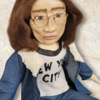 John Lennon OOAK Art Doll